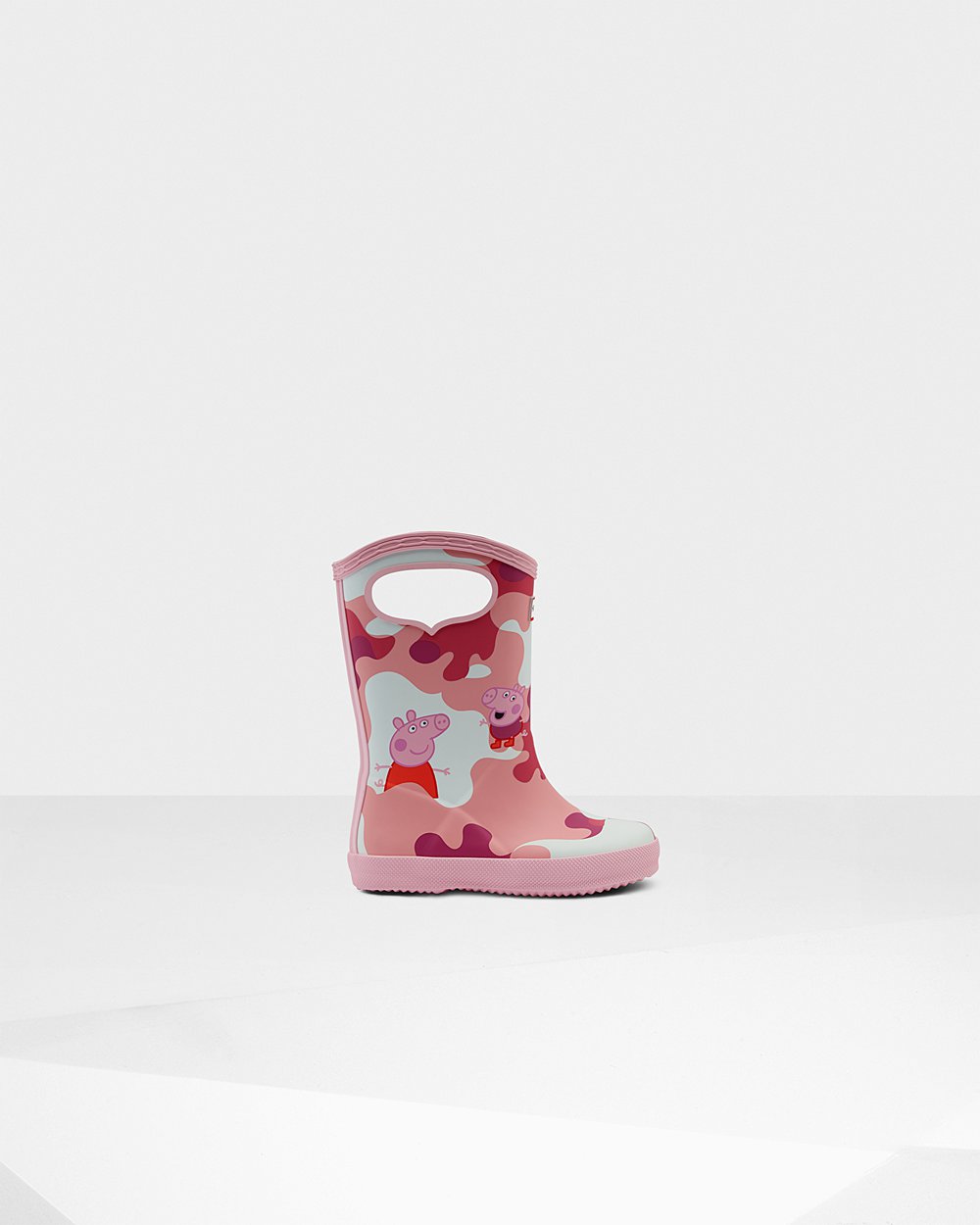 Galochas Hunter Criança Rosa - Original First Peppa Pig Grab Handle - 20TKDFGZS